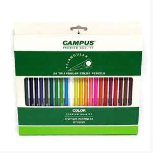 24 עפרונות צבעוניים - קמפוס