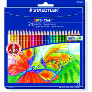 עפרונות צבעוניים - 24 יח' - staedler - noris club.